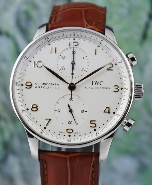 (image for) IWC Portuguese Chronograph Stainless Steel Automatic Watch / IW371401